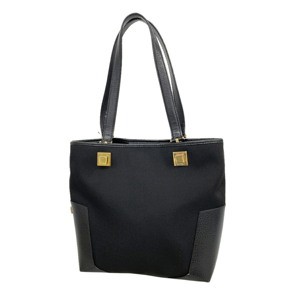 Salvatore Ferragamo Nylon Tote Bag, Black, Women's